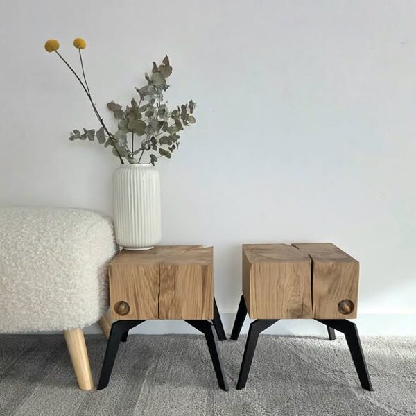 Ąžuolinis kavos staliukas Nr.9