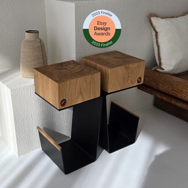 Minimalistiniai šoniniai staliukai Nr.12